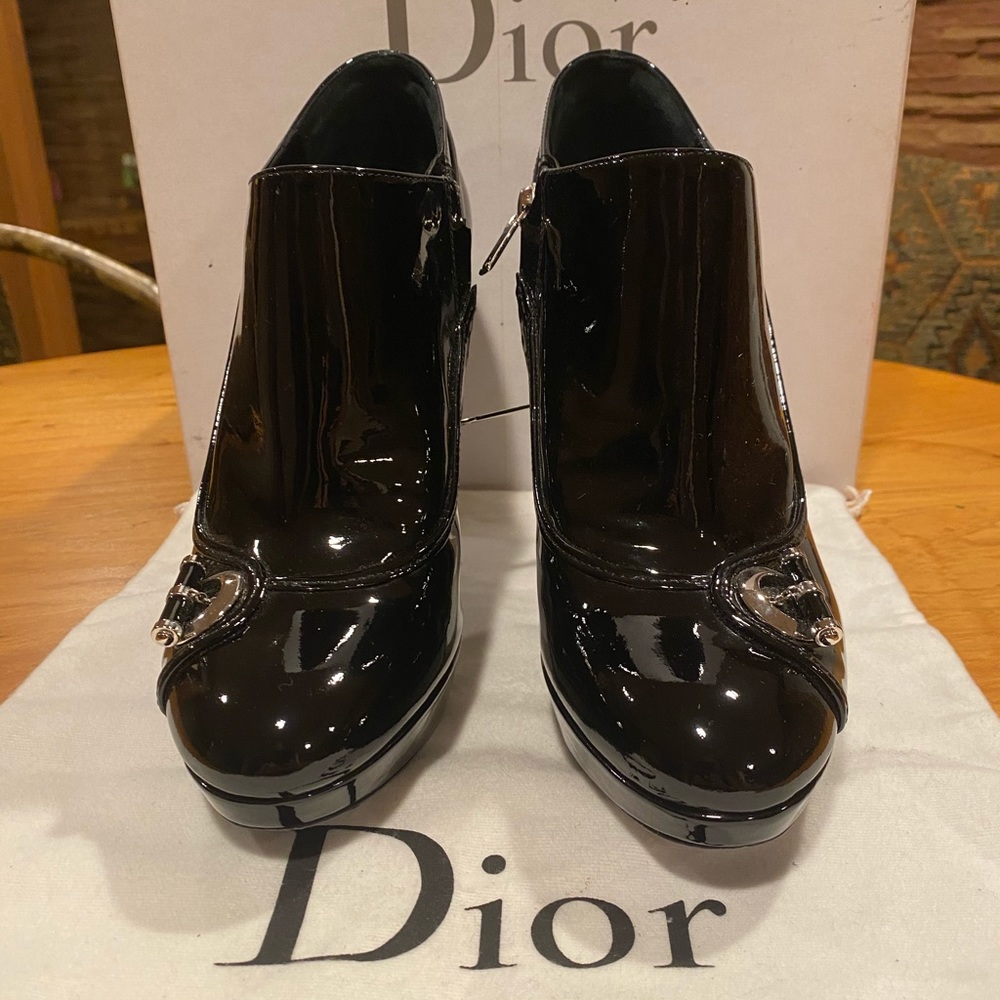 Dior Patent Leather Bootie - Picture 8 of 10